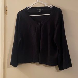 Alfani black cropped cardigan (L)